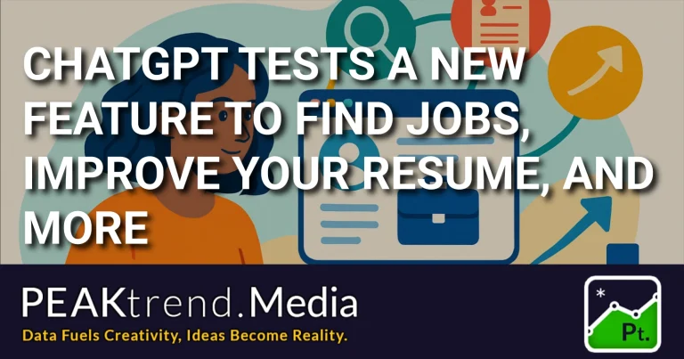 Illustration of a woman with job search and resume icons