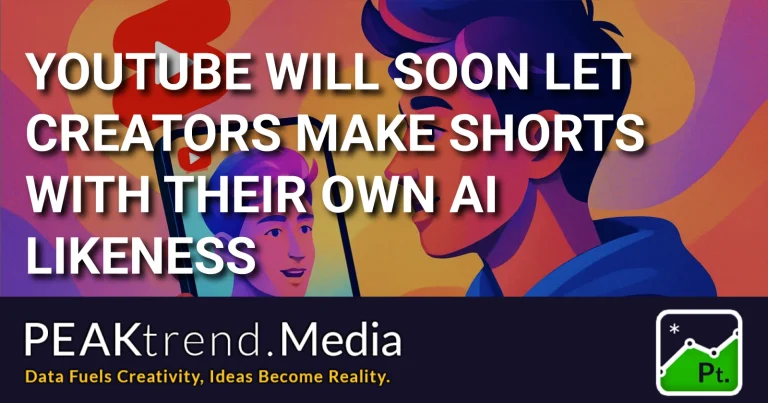 Illustration of a person creating an AI likeness on a phone for YouTube Shorts
