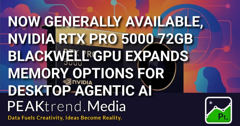 NVIDIA RTX PRO 5000 72GB Blackwell GPU with agentic AI memory expansion